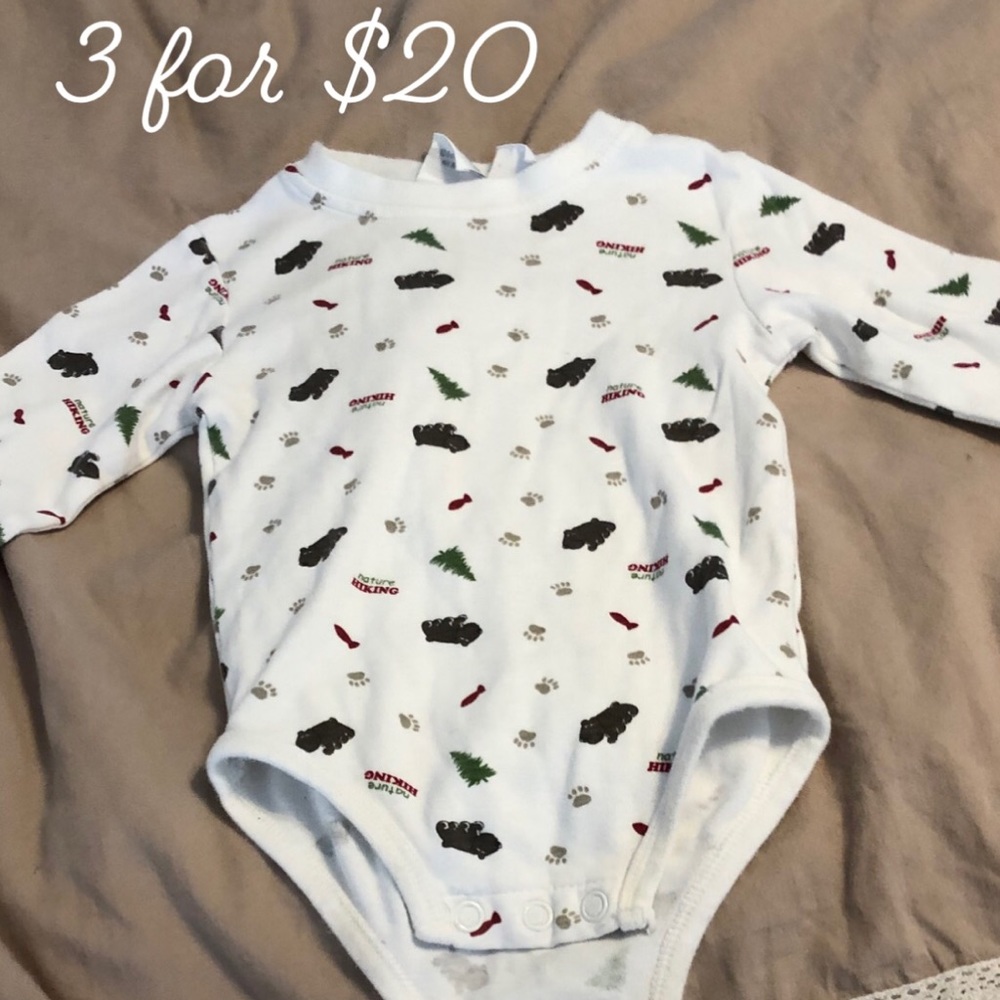 Koala kids long sleeve onesie 18M 3itemsfor$20